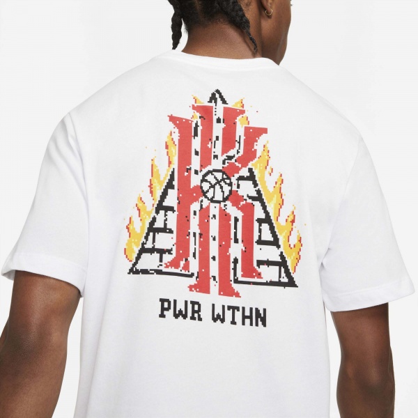 Футболка Nike KI M NK DF LOGO SS TEE DJ1566-100 р.2XL білий