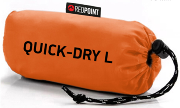 Полотенце туристическое Quick-Dry L 80x130 см оранжевый RED POINT 