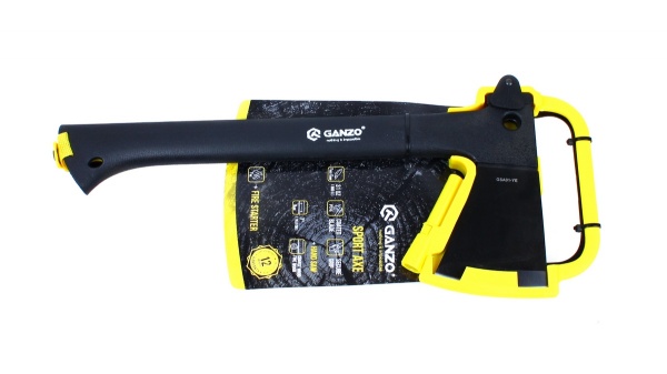 Топор Ganzo + пила и кресало GSA01-YE