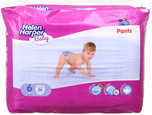 Подгузники-трусики Helen Harper Baby pants ХL 16+ кг 36 шт.