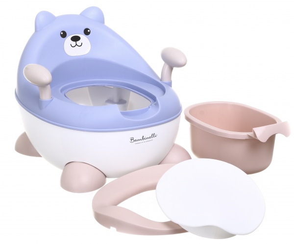 Горшок Bambinelli Медвежонок синий