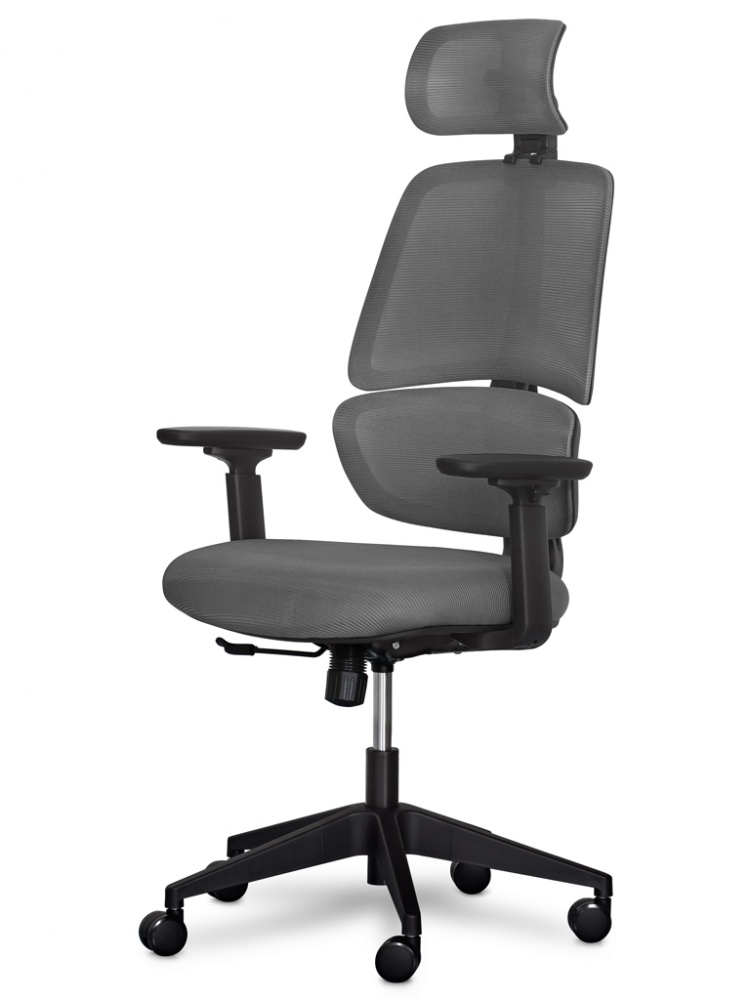 Крісло Mealux Leo Air Dark Grey (Y-543 KBG) сірий