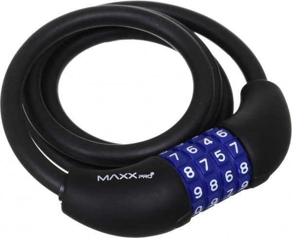 Замок велосипедный MaxxPro FBC110-Bk SS20 черный