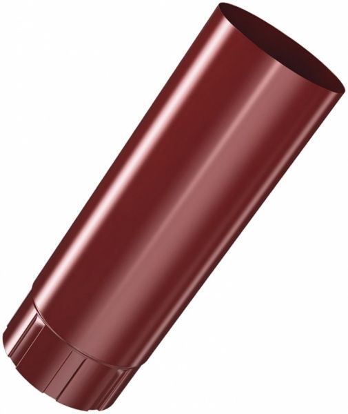 Труба водостічна ROOFART 87 мм 3 м червоний