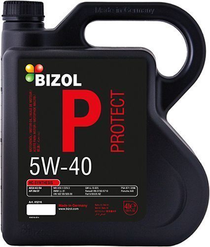 Моторне мастило Bizol Protect 5W-40 4 л (B85216)
