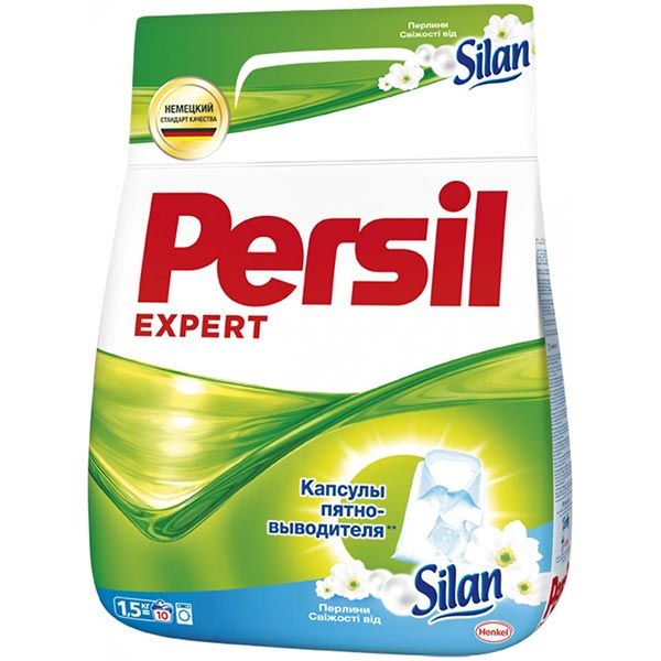 Стиральный порошок для машинной и ручной стирки Persil Cвежесть от Silan 1,5 кг