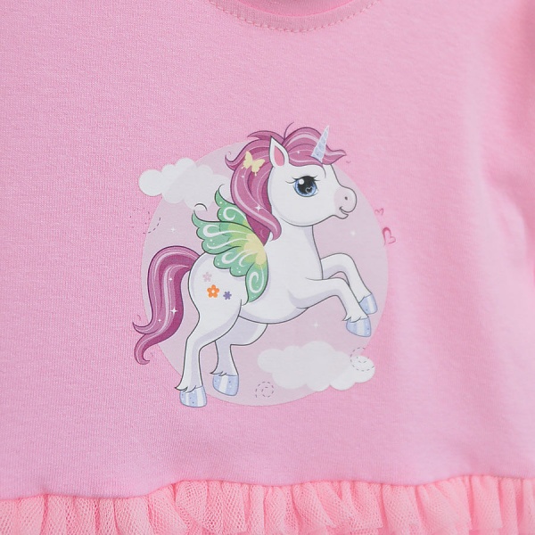 Платье Blanka Однорожка р.86 розовый 110193 