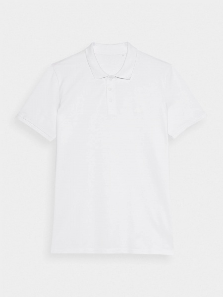 Поло 4F POLO SHIRT M137 4FRSS23TPTSM137-10S р.2XL білий