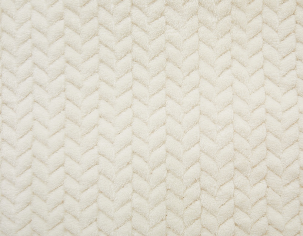 Плед Embossed Leon 220x200 см білий La Nuit