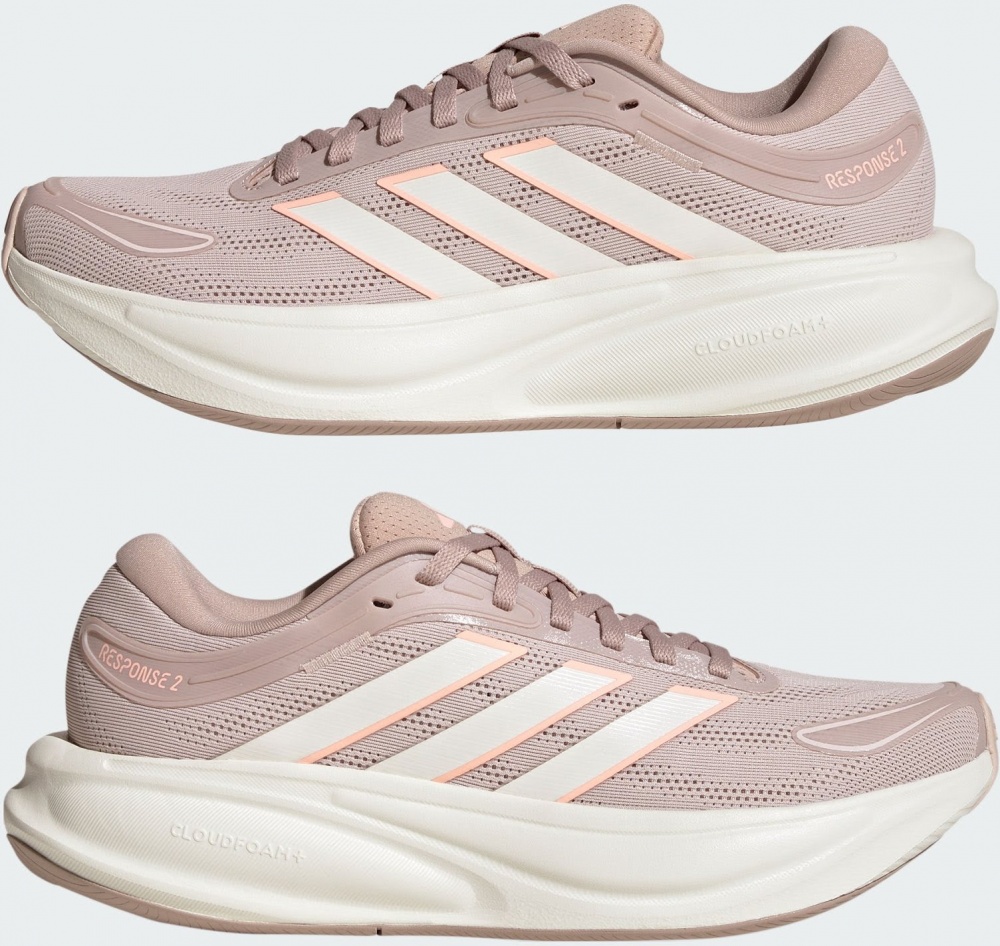 Кроссовки женские Adidas RESPONSE 2 W PUTMAU/CLEORA/WONTAU KJ1763 р.38 2/3 бежевые