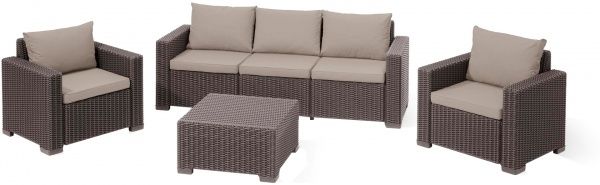 Комплект мебели Curver California коричневый 