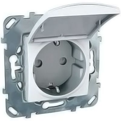 Розетка Unica MGU5.037.18ТАZD біла