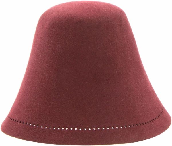 Шапка для сауни HUSST Вишня №21 із кролячим пухом фарбована