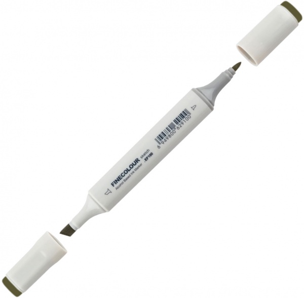 Маркер спиртовий FINECOLOUR Sketch EF100-21 темно-оливковий 