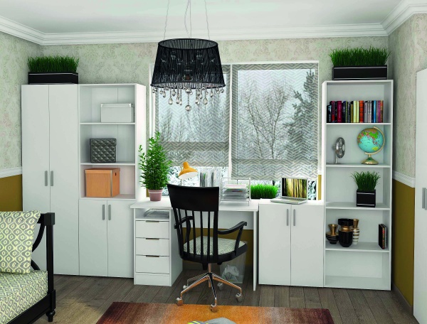 Стеллаж SOKME 600/768 2Д белый 