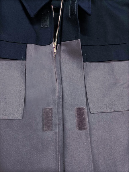 Куртка сварщика Sizam Newport р. L 30303 серо-синий