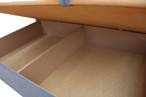 Диван прямий Берегиня Сієна сірий/принт зигзаг 1660x1030x730 мм