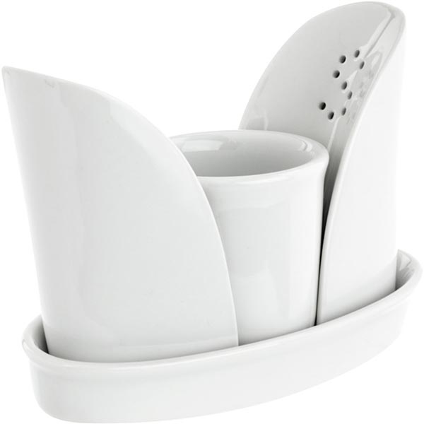 Набор для специй Farn Гармония белый 4 предмета