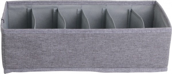 Органайзер для белья SO04119-1 London темно-серый 6 секций 90x320x320 мм