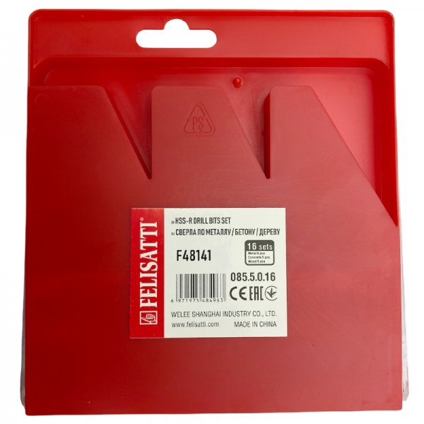 Набор сверл Felisatti 16 шт. F48141