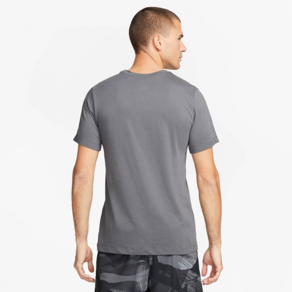 Футболка Nike M NK DF TEE CAMO FJ2446-068 р.L серый