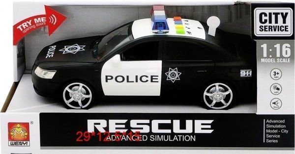 Автомобіль інерційний WENYI Поліція зі звуком і світлом WY-560B