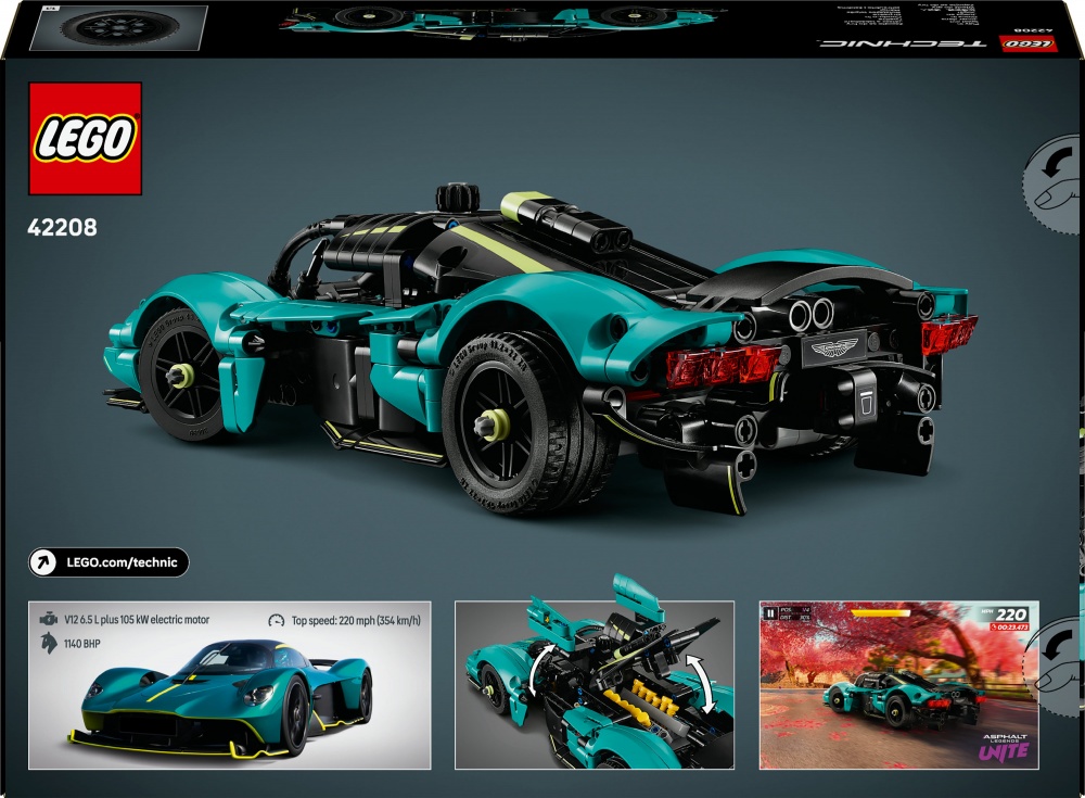 Конструктор LEGO Technic Aston Martin Valkyrie 42208