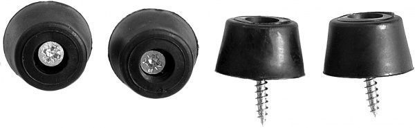 Меблева ніжка d18-24 мм h15 мм 4 шт./уп. 