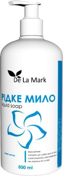 Мило рідке DeLaMark Свіжі нотки 500 мл