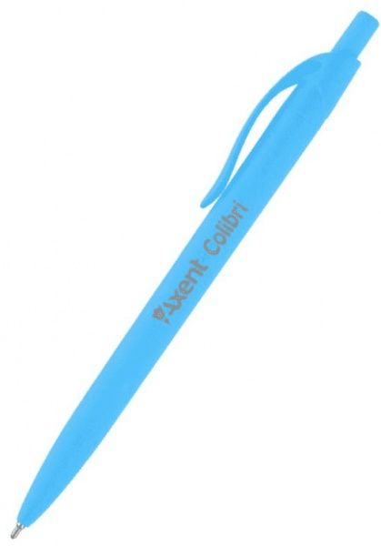 Ручка масляная Axent автоматическая Сolibri синяя 