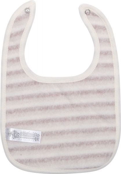 Слюнявчик Фламинго нагрудный Полосатый коричневый 668-319-6 