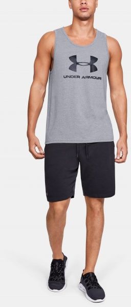 Майка Under Armour SPORTSTYLE LOGO TANK 1329589-036 S сірий