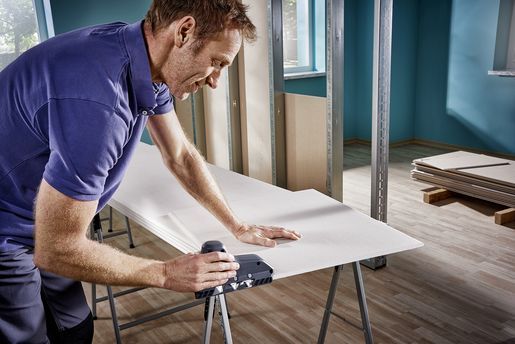 Рубанок для зняття фаски з гіпсокартону з трьома ножами Wolfcraft 4009000