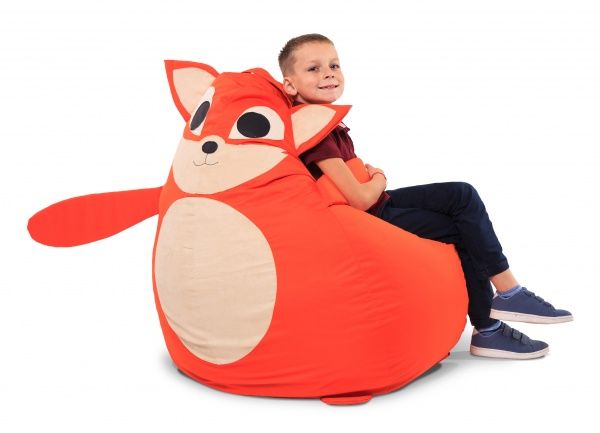 Кресло-мешок SanchoBag Груша Лисичка оранжевый (38DT2OK1LISA) 