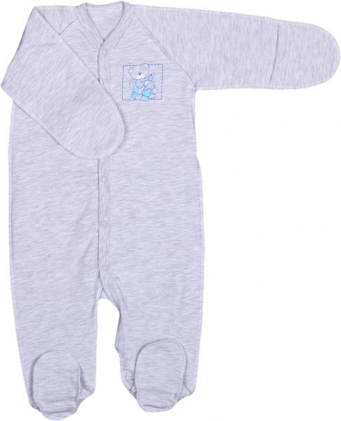 Комбинезон детский для мальчика Татошка р.56 серый м15253смл 