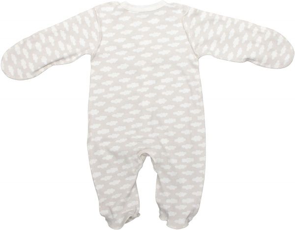 Комбинезон детский для мальчика Маленькие люди тучки 9401-110 р.68 серый 