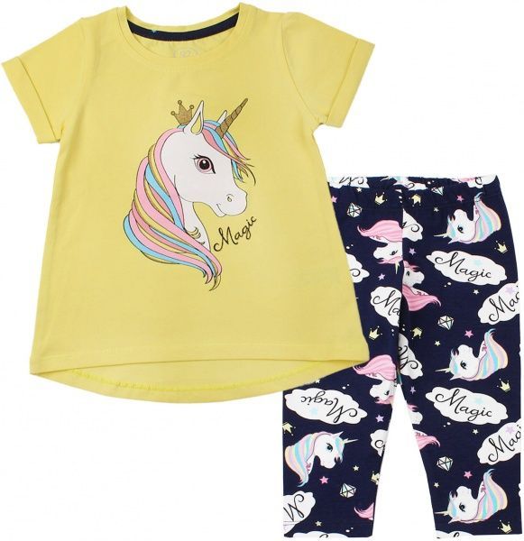 Костюм для дівчаток Фламінго р.110 жовтий 046-420 