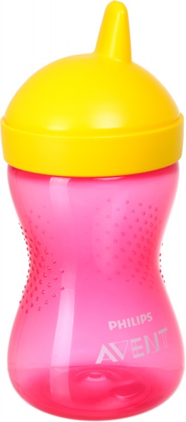 Бутылочка-непроливайка Philips Avent с твердым носиком розовая 300 мл