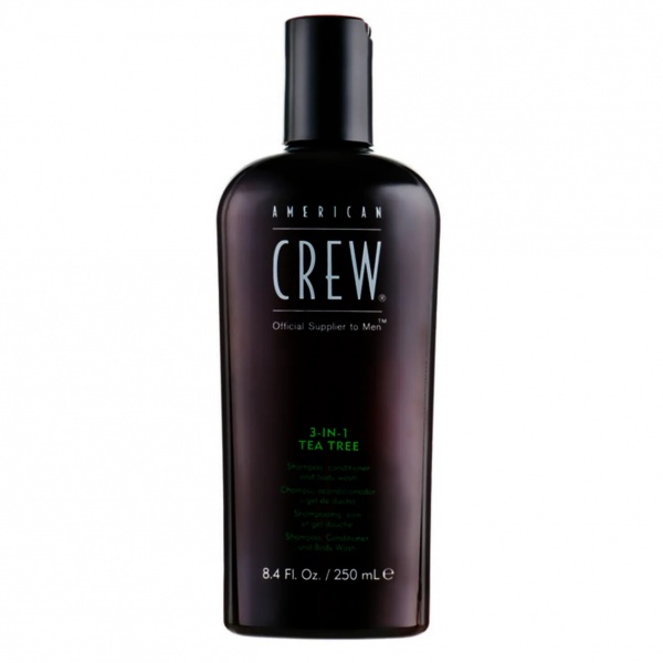 Шампунь 3 в 1 AMERICAN CREW Tea Tree 250 мл