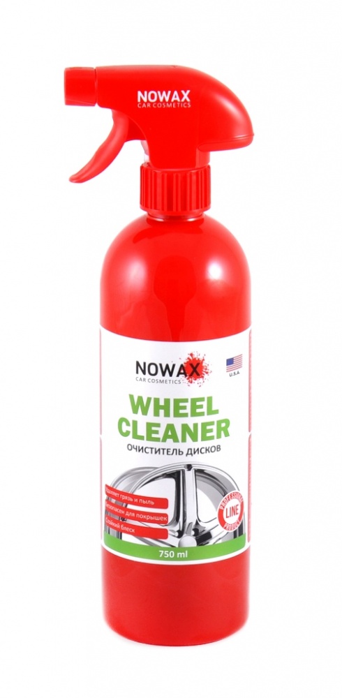 Очиститель колесных дисков Очисник дисків Nowax Wheel Cleaner, 750ml 750 мл