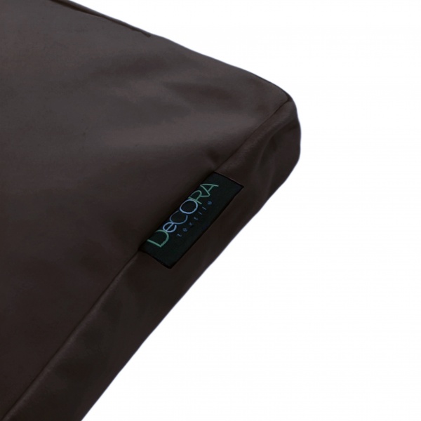 Подушка декоративная VELOUR без канта 50x50 см коричневый Decora textile 