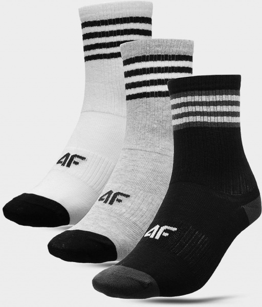 Шкарпетки 4F SOCKS CAS M234 (3PACK) 4FJWAW23USOCM234-90S р.32-35 різнокольоровий