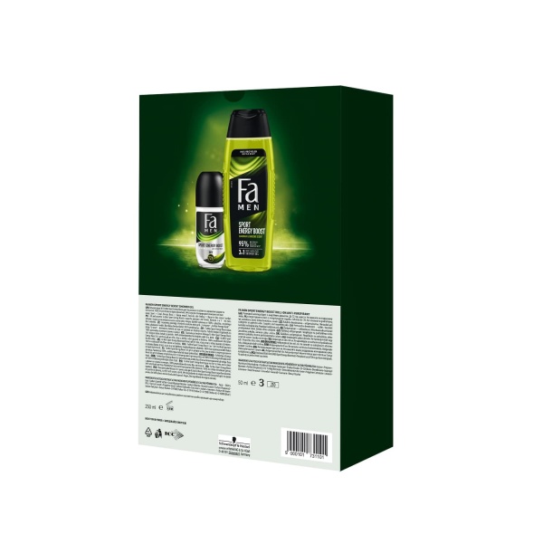 Набор подарочный для мужчин Fa Boost your power