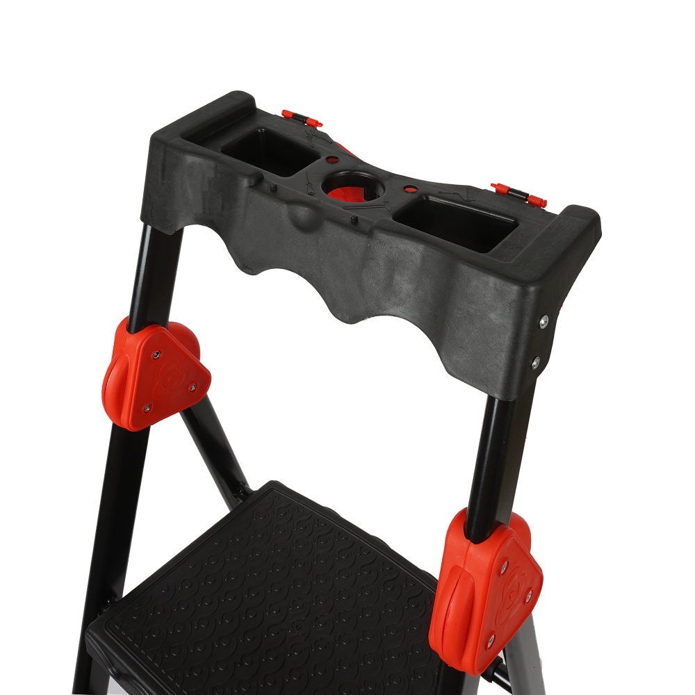 Лестница-стремянка BauGut PRO 5 ступенек 250 кг с органайзером