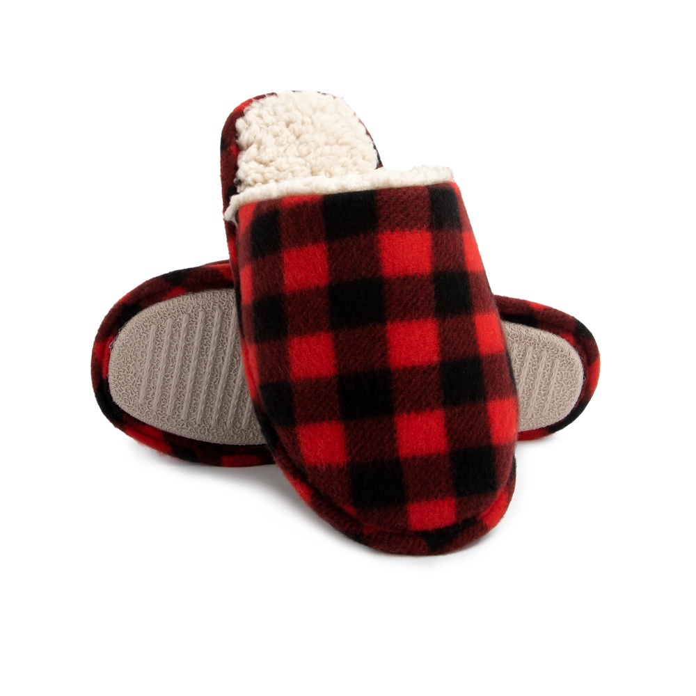 Тапки домашние Twins HS-OZ Клетка р.40/41 красный