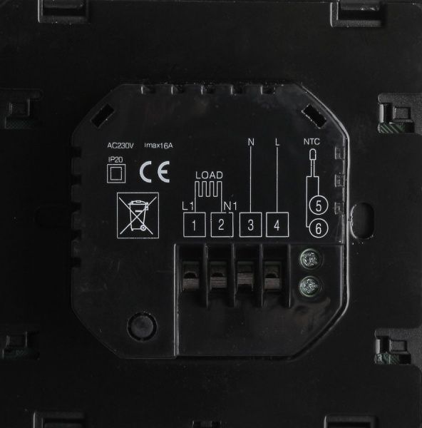Терморегулятор Heat Plus BHT-800 GBS2 чорний (BHT800B)