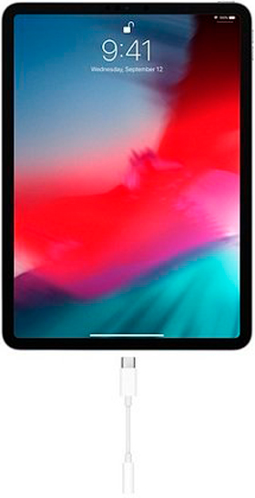 Адаптер для наушников Apple USB Type-C to Audio 3.5 mm белый (MU7E2ZM/A) Headphone Jack Adapter Model A2155 