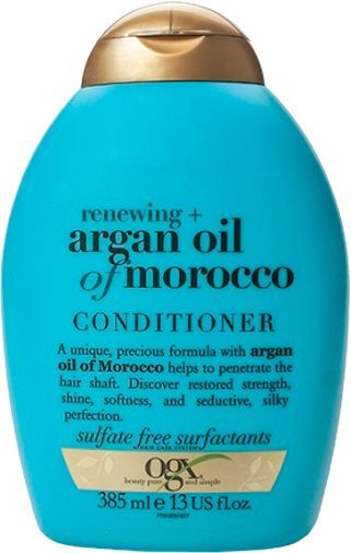 Подарочный набор для женщин Ogx с аргановым маслом Марокко Шампунь восстанавливающий 385 мл + Кондиционер восстанавливающий 385 мл + Аргановое масло для глубокого восстановления волос 100 мл