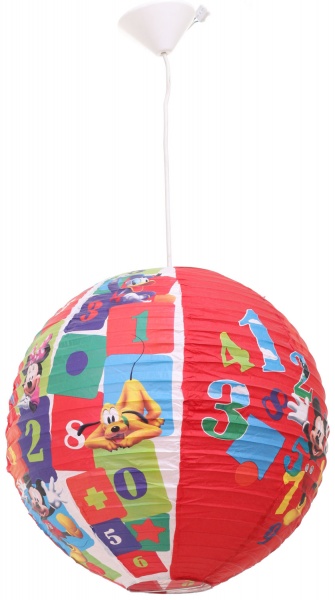 Світильник підвісний Corep Mickey 1x60 Вт E27 червоний 