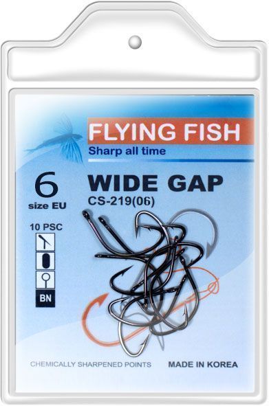 Крючок Flying Fish №6 20 г 10 шт. CS-219(06)
